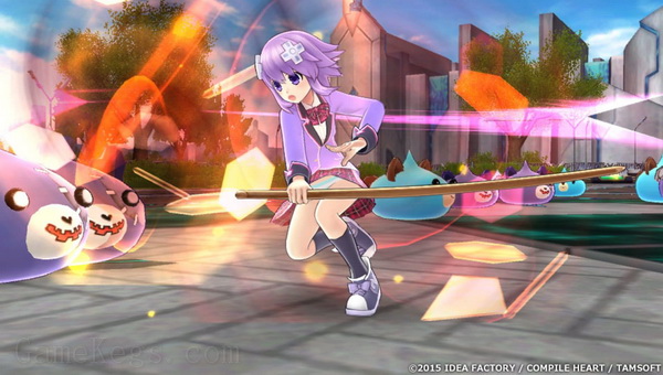 激次元组合：布兰+海王星 VS 僵尸军团.MegaTagmension Blanc + Neptune VS Zombies