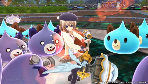 激次元组合：布兰+海王星 VS 僵尸军团.MegaTagmension Blanc + Neptune VS Zombies