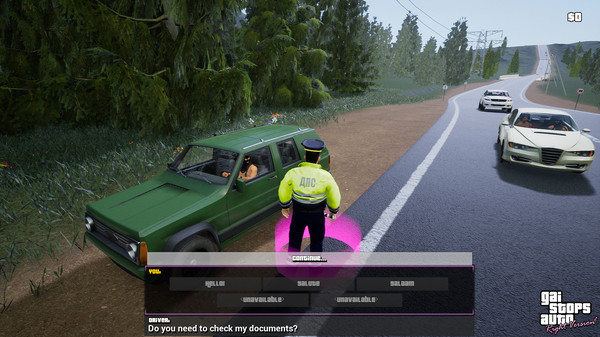 GAI Stops Auto: Right Version Simulator