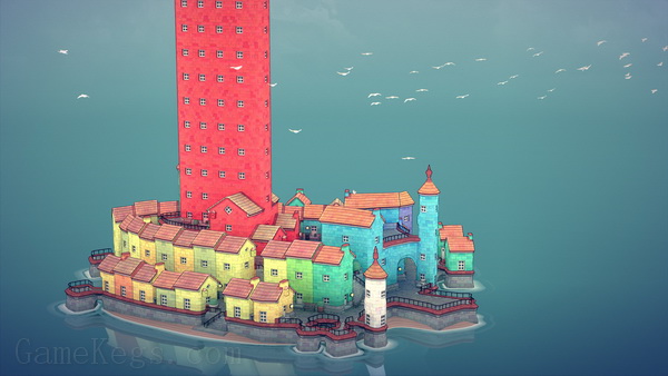 城镇叠叠乐.Townscaper