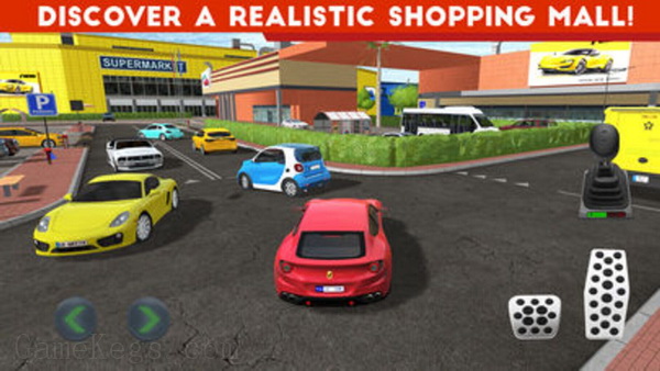 购物中心停车场.Shopping Mall Parking Lot