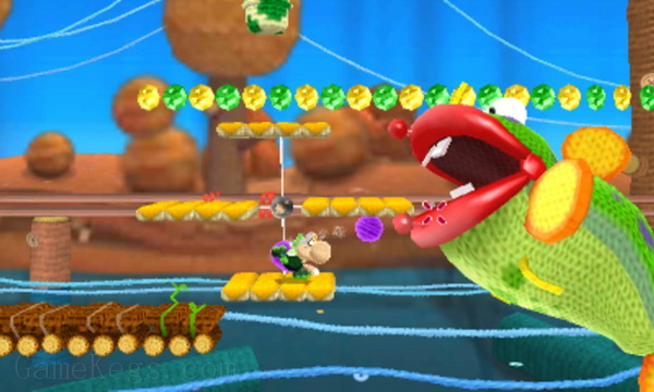 波奇与毛线耀西.Poochy & Yoshi Wool World