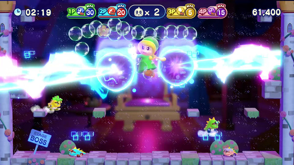泡泡龙4：伙伴 头骨怪与创意工坊.Bubble Bobble 4 Friends The Barons Workshop