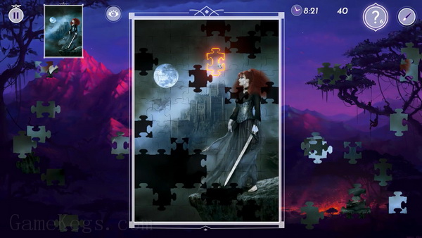 黑暗幻想拼图2.Dark Fantasy 2: Jigsaw Puzzle
