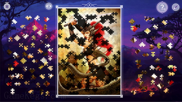 黑暗幻想拼图2.Dark Fantasy 2: Jigsaw Puzzle