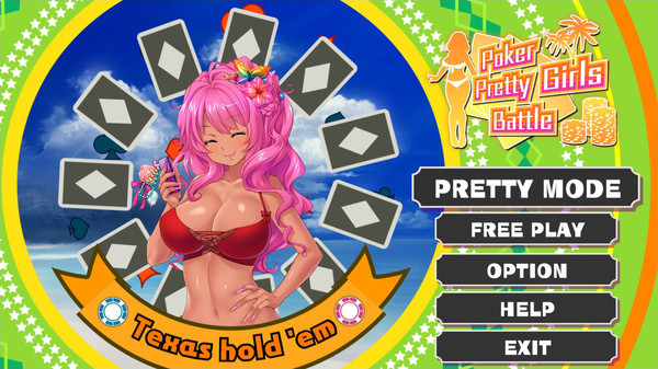 扑克美女：德州扑克.Poker Pretty Girls Battle: Texas Hold’em