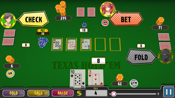 扑克美女：德州扑克.Poker Pretty Girls Battle: Texas Hold’em