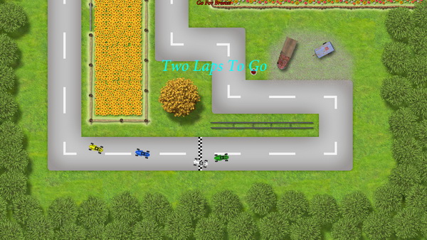 俯视赛车.Top Down Racer