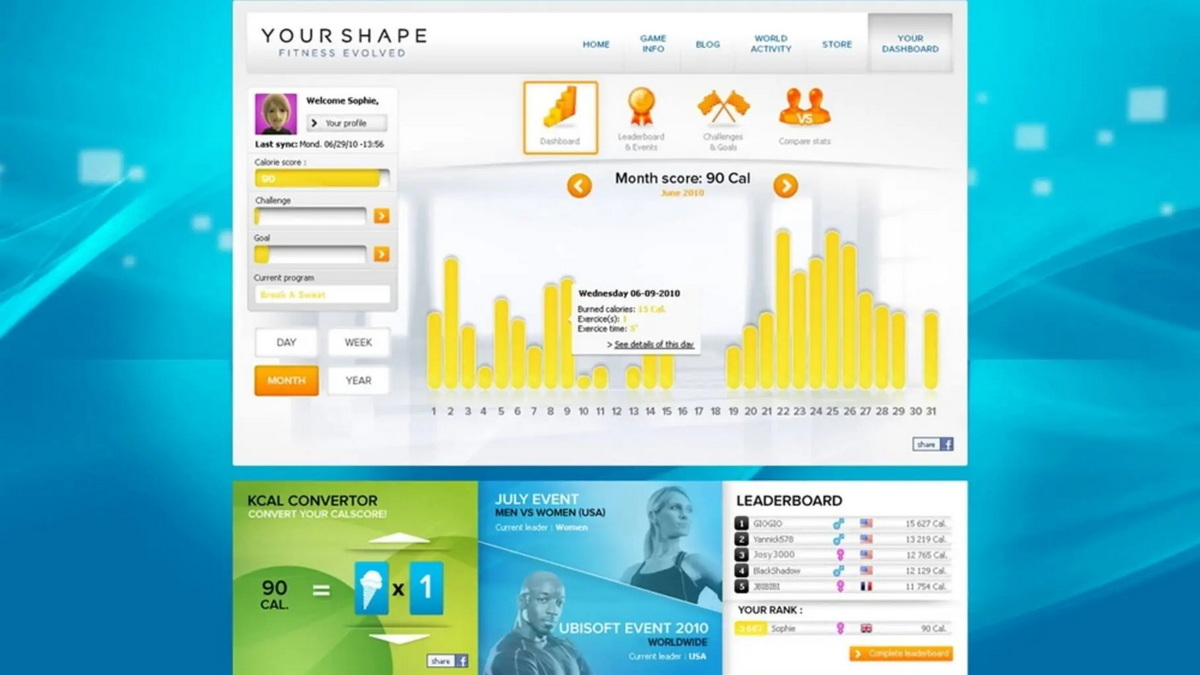 型可塑.Your Shape Fitness Evolved