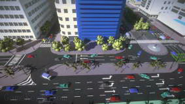 撞击十字路口.Crossroad crash