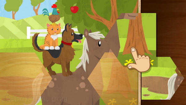 儿童益趣游戏：动物、汽车和更多.Puzzles for Toddlers & Kids: Animals, Cars and more