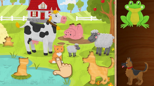 儿童益趣游戏：动物、汽车和更多.Puzzles for Toddlers & Kids: Animals, Cars and more