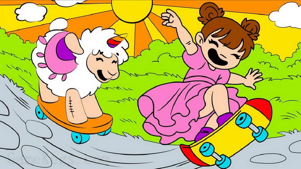 漫画涂色书.Comic Coloring Book