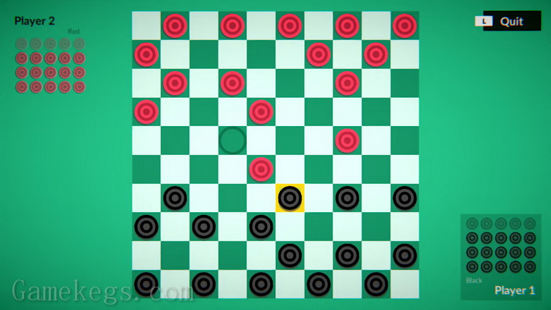 西洋跳棋：极简版.Checkers Minimal
