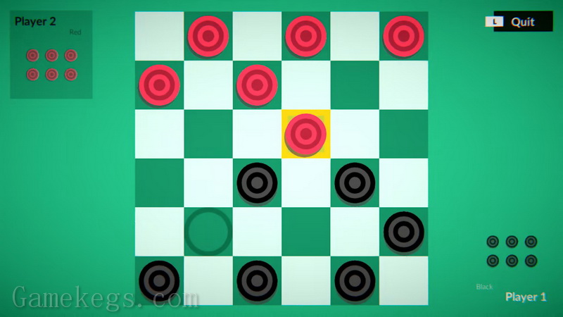 西洋跳棋：极简版.Checkers Minimal