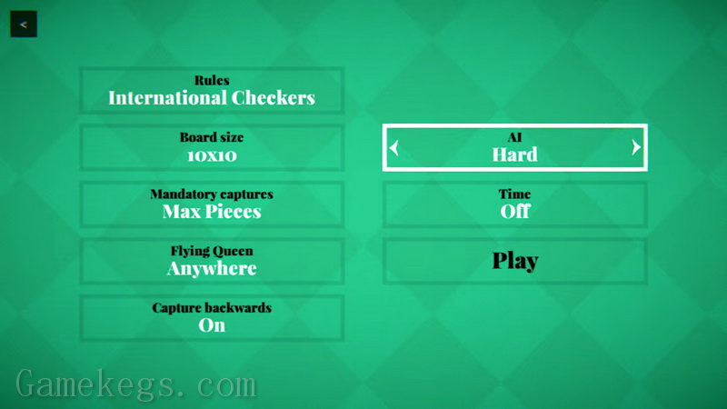 西洋跳棋：极简版.Checkers Minimal