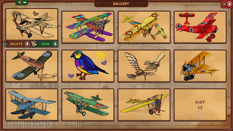 红色翅膀：彩色飞机.Red Wings: Coloring Planes