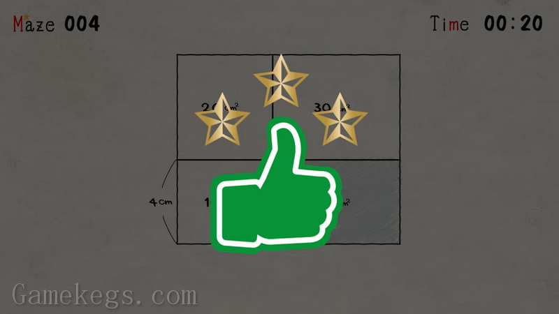 面积天才.Menseki Genius: Area maze puzzles
