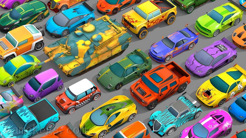 泼漆车.Splash Cars