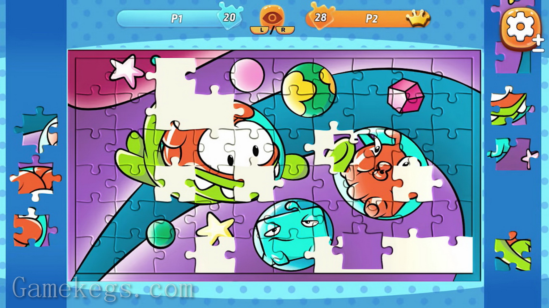 奥姆：涂色，卡通和拼图.Om Nom: Coloring, Toons & Puzzle