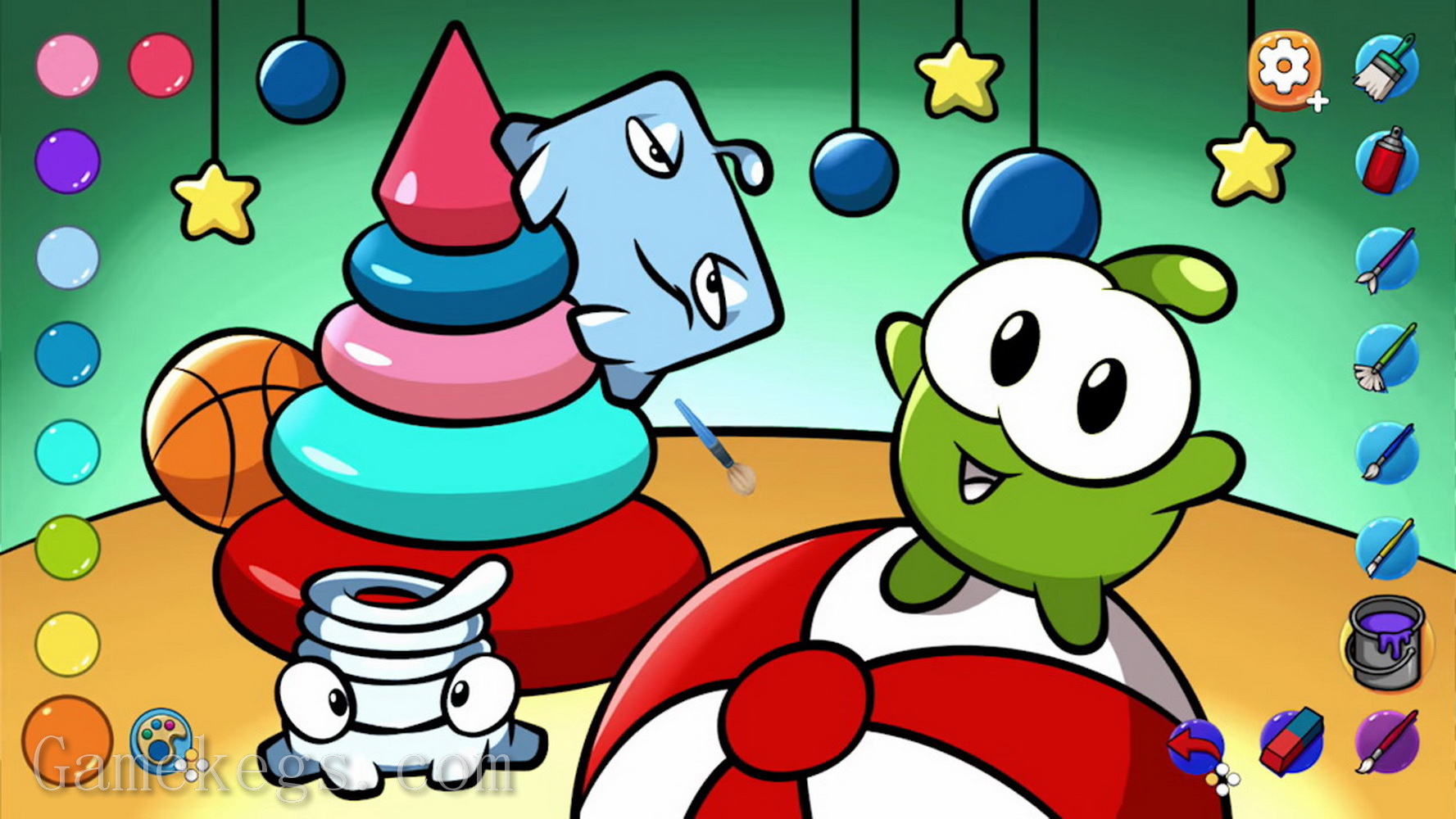 奥姆：涂色，卡通和拼图.Om Nom: Coloring, Toons & Puzzle