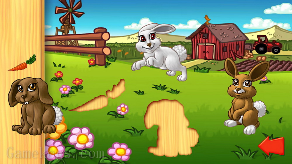 动物婴儿拼图 – 儿童学龄前动物拼图游戏.Animal Babies Puzzle – Top Wooden Preschool Animals Learning Children Kindergarten Puzzles Game for Baby Kids and Toddlers