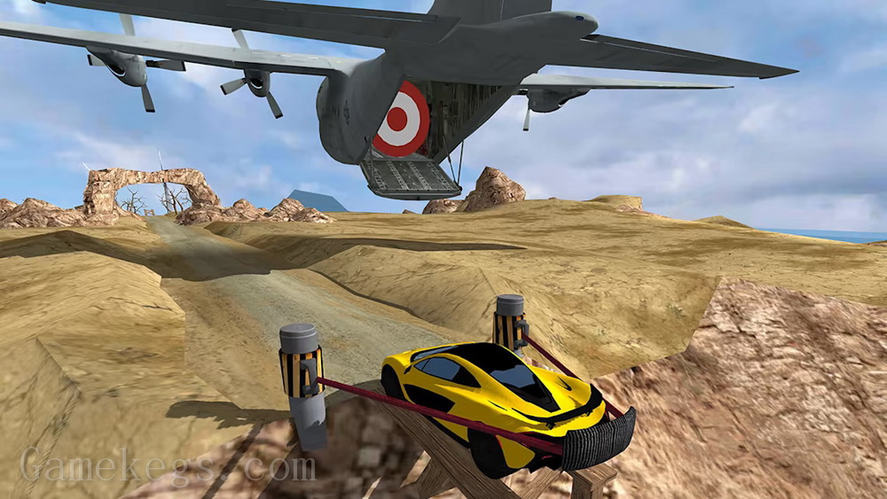 跳进飞机.Jump into the Plane