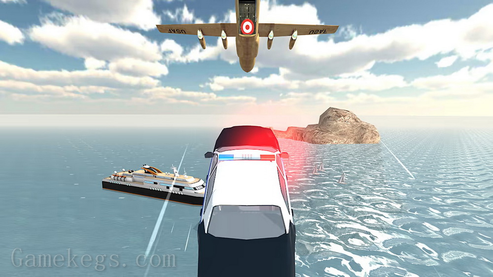 跳进飞机.Jump into the Plane