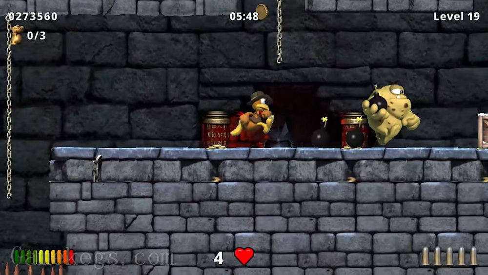 莫汉翡翠跑跳大冒险：陷阱和珍宝2.Moorhuhn Jump and Run: Traps and Treasures 2