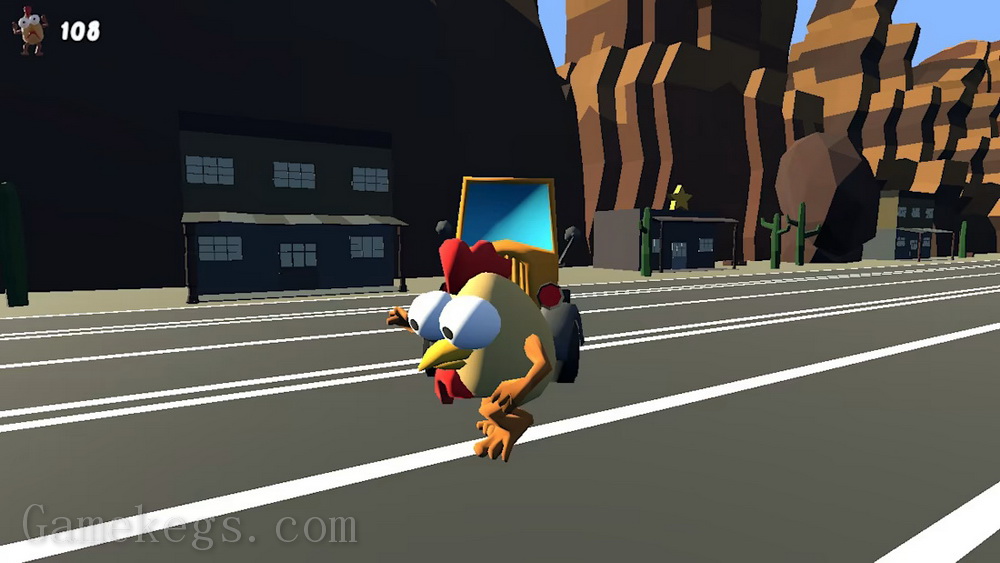 路上的小鸡.Chickens On The Road
