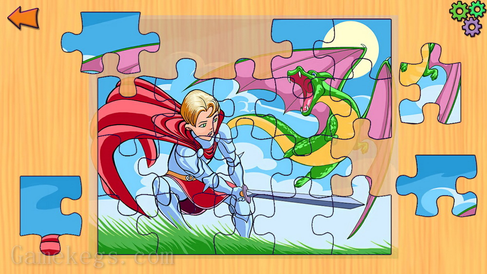 儿童益智游戏：公主和童话拼图.Princess and Fairytales Jigsaw Puzzles：Princesses Fairy Tales Intelligence Trainer Kids Games Learning Game for Girls & Boys