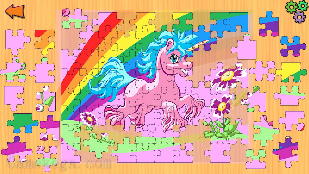 儿童益智游戏：公主和童话拼图.Princess and Fairytales Jigsaw Puzzles：Princesses Fairy Tales Intelligence Trainer Kids Games Learning Game for Girls & Boys