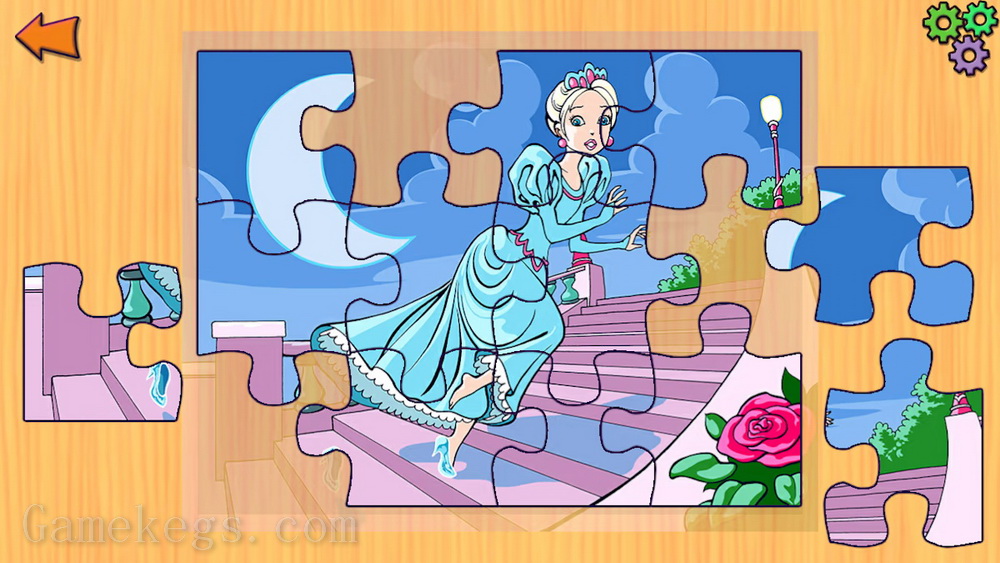 儿童益智游戏：公主和童话拼图.Princess and Fairytales Jigsaw Puzzles：Princesses Fairy Tales Intelligence Trainer Kids Games Learning Game for Girls & Boys