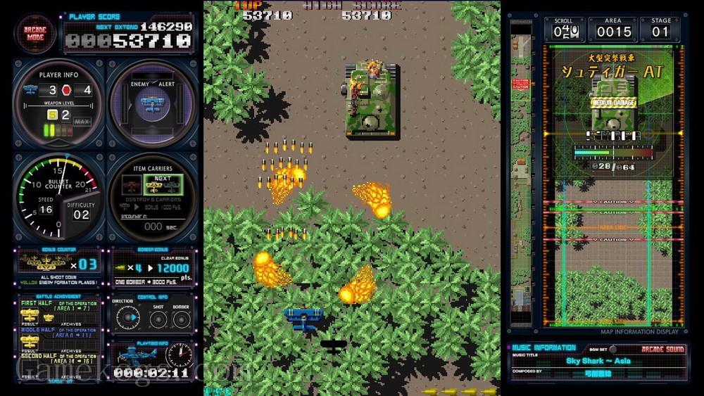 飞鲨！鲨鱼！鲨鱼！.Flying Shark! shark! shark! -TOAPLAN ARCADE GARAGE-