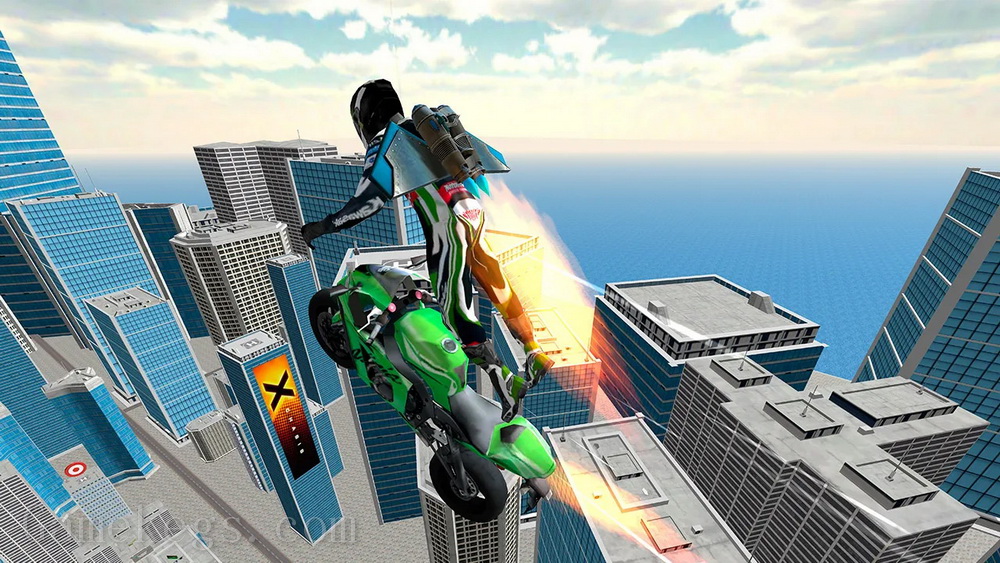 摩托车跳跃.Bike Jump