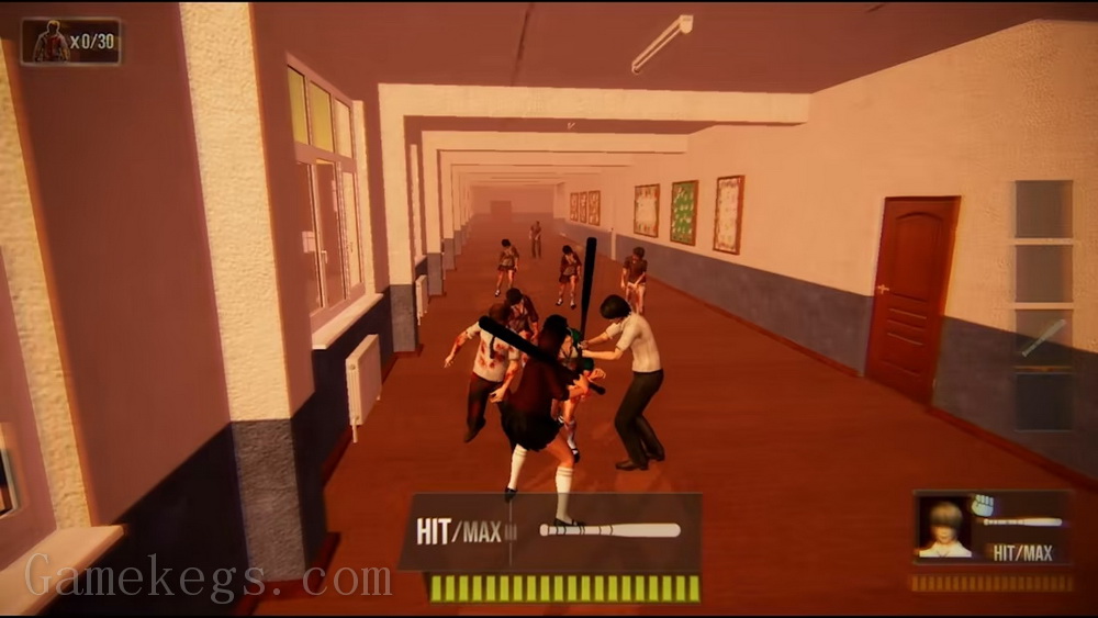 校园保卫战：清理僵尸与鬼魂.Haunted Zombie School