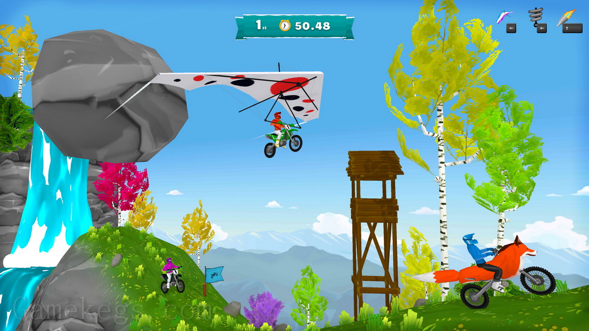 滑翔越野摩托.Airborne Motocross