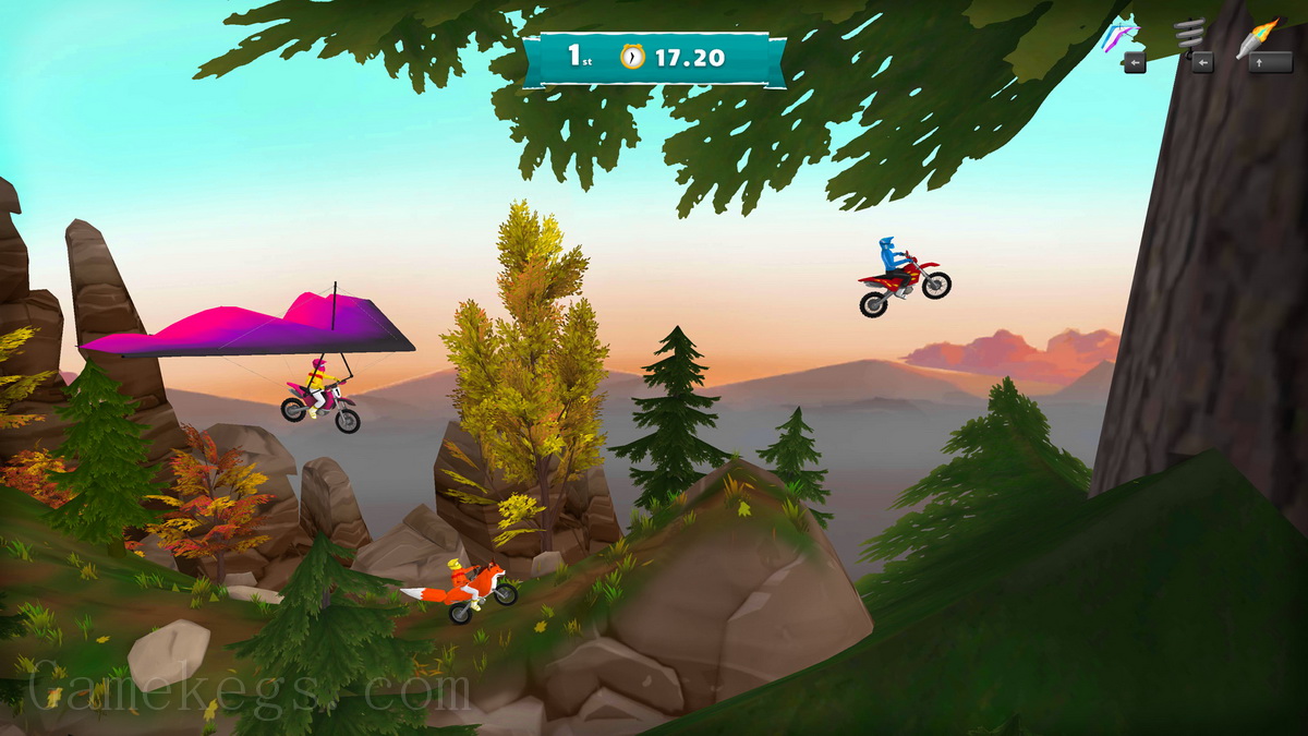 滑翔越野摩托.Airborne Motocross