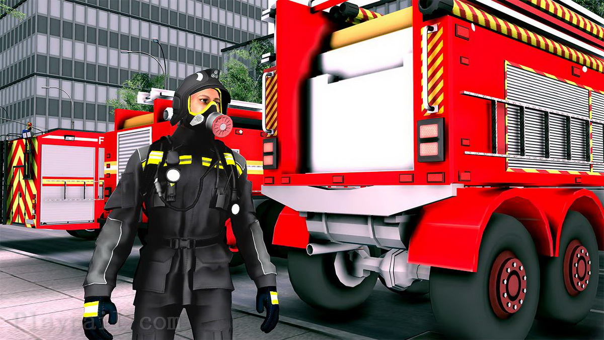 消防员：消防车模拟器2022.Firefighter: Car Fire Truck Sim Driving 2022 Simulator