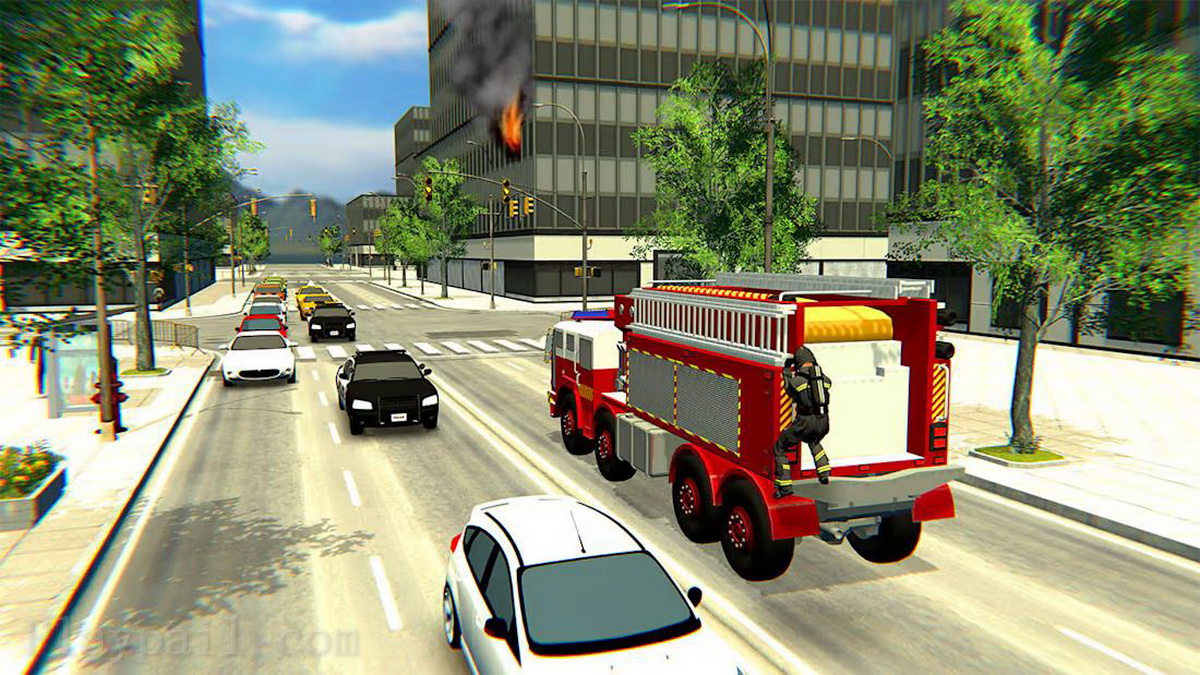 消防员：消防车模拟器2022.Firefighter: Car Fire Truck Sim Driving 2022 Simulator