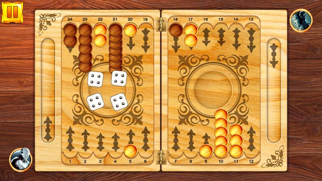 双陆棋：桌面益智游戏.Backgammon: Board Game Puzzle