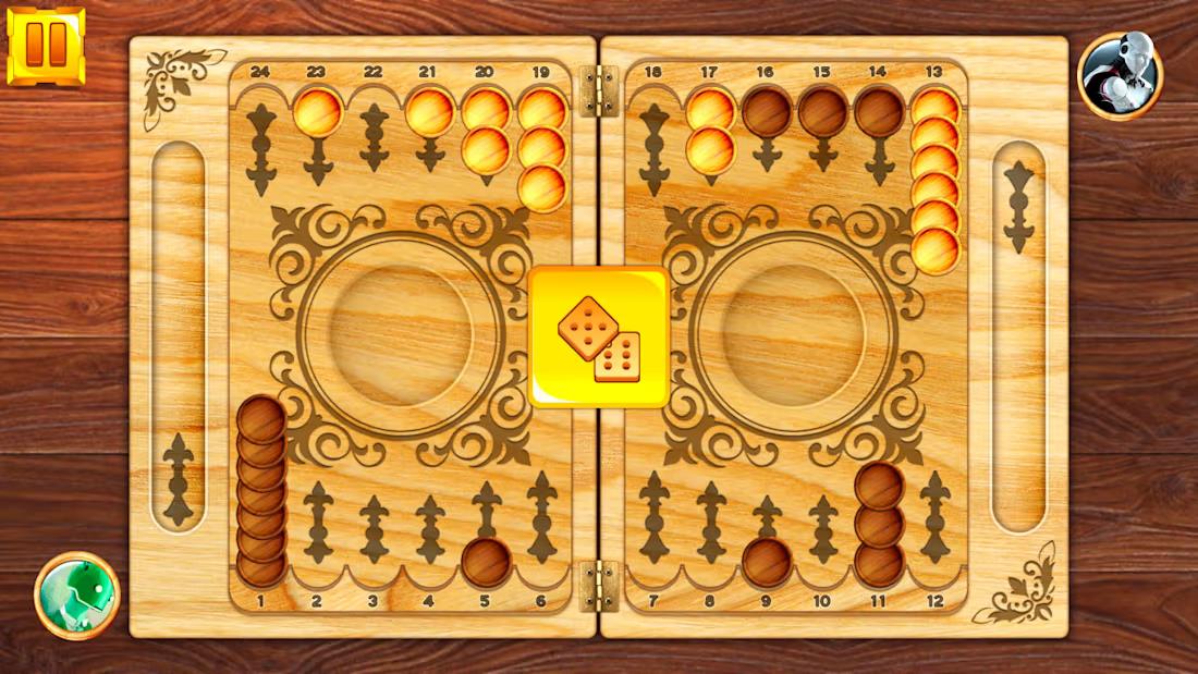 双陆棋：桌面益智游戏.Backgammon: Board Game Puzzle