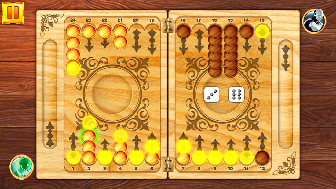双陆棋：桌面益智游戏.Backgammon: Board Game Puzzle