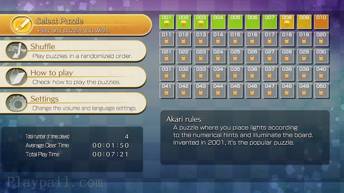 Nikoli S Akari的拼图.Puzzle by Nikoli S Akari