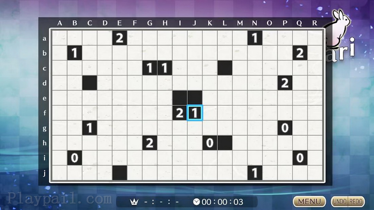 Nikoli S Akari的拼图.Puzzle by Nikoli S Akari