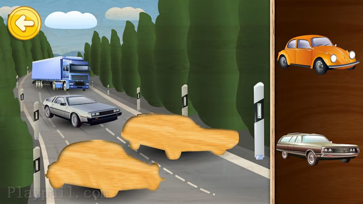 幼儿和儿童汽车拼图.Car Puzzle for Toddlers and Kids