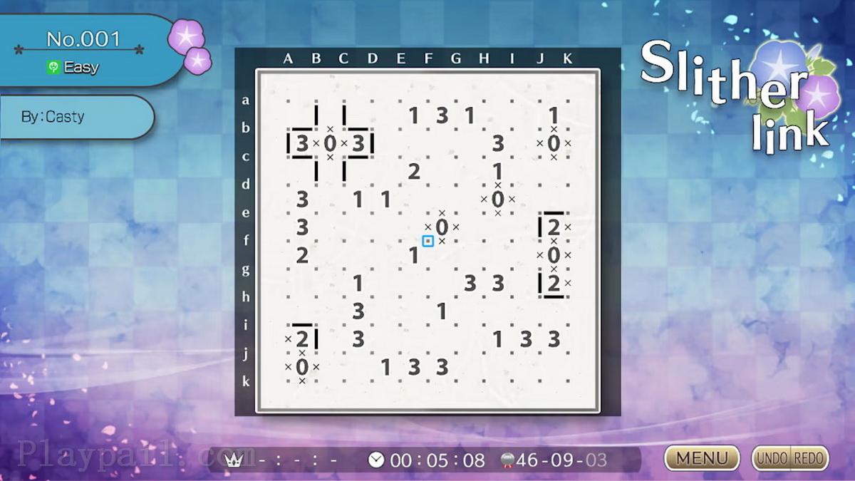 Puzzle by Nikoli S Slitherlink