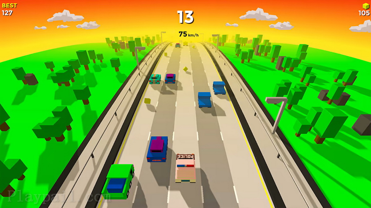公路模拟器上的至尊赛车 – 终极驾驶游戏.Supreme Car Race on Highway Simulator – Ultimate Driving Games Poly Experience