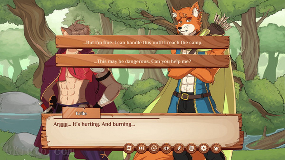 堕落熊的洞穴.Burrow of the Fallen Bear: A Gay Furry Visual Novel