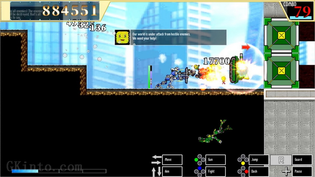 Pixel Game Maker Series BombMachine Gunzohg